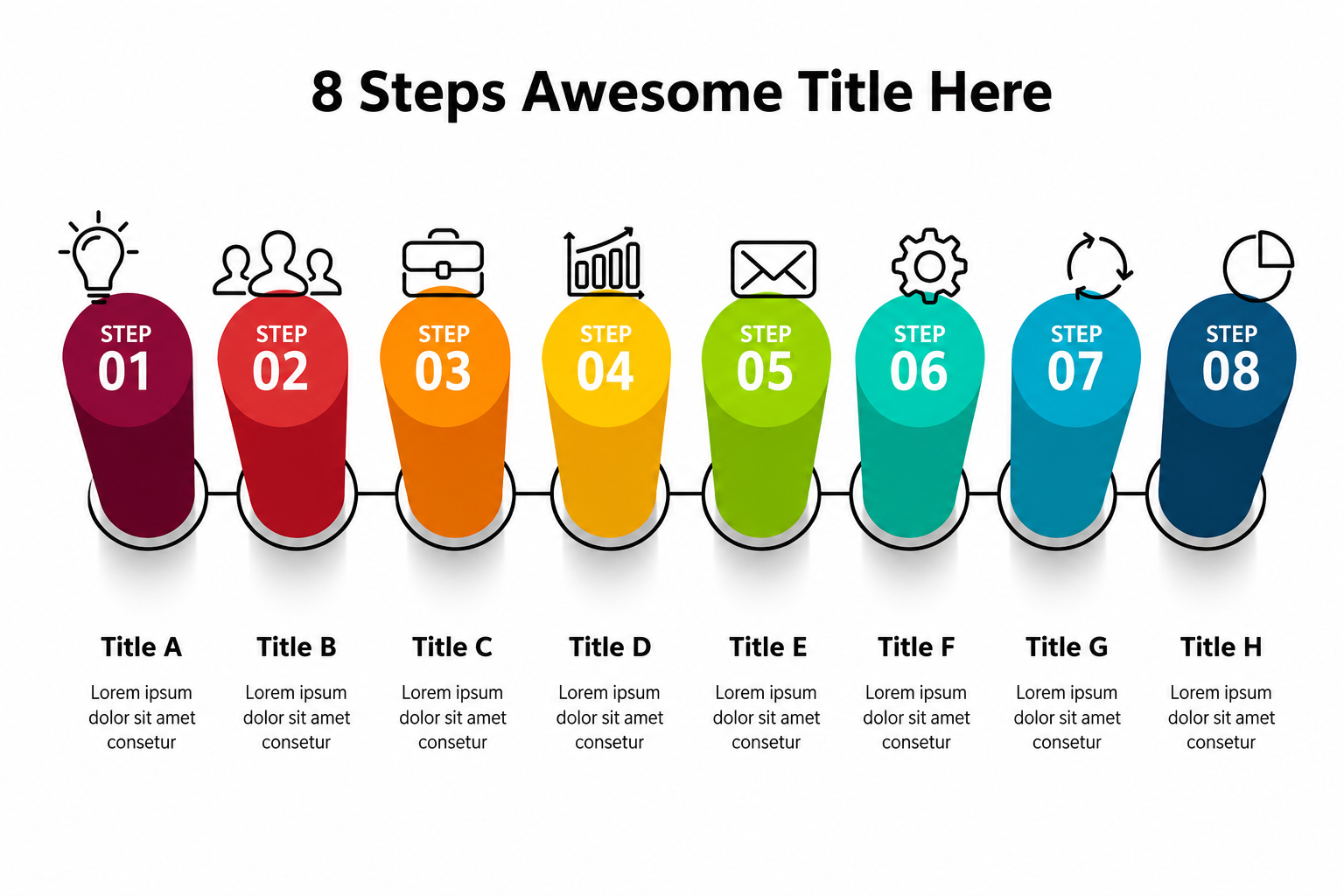 Free Editable PowerPoint Infographic Sample